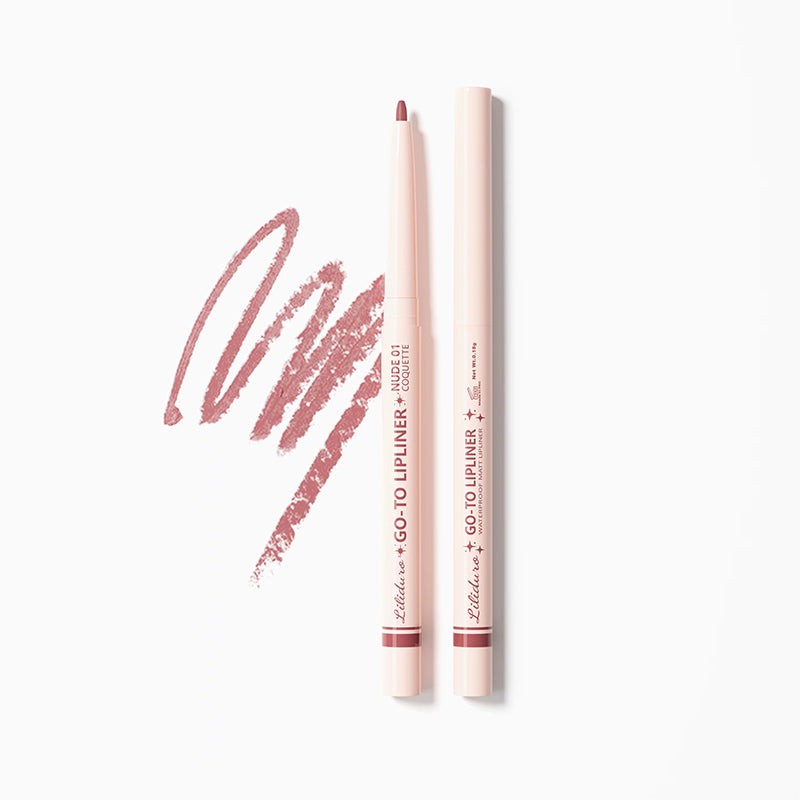 Liliduro 4pcs Waterproof Matte Long Lasting Non-stick Cup Nude Lipliners Set